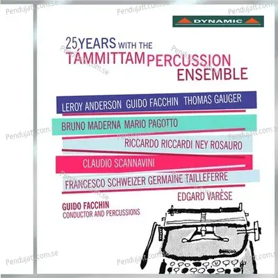 25 Years With The Tammittam Percussion Ensemble - Guido Facchin cover album