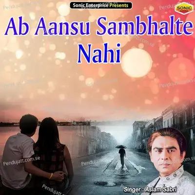 Ab Aansu Sambhalte Nahi - Aslam Sabri album cover 