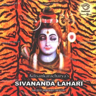 Adisankara Charyas Sivananda Lahari - Dr.R. Thiagarajan cover album