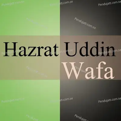 Andaz - Hazrat Uddin Wafa album cover 