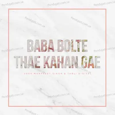 Baba Bolte Thae Kahan Gae - Veer Manpreet Singh album cover 