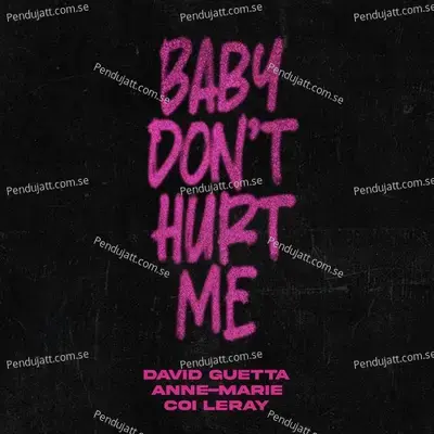 Baby Dont Hurt Me - David Guetta cover album