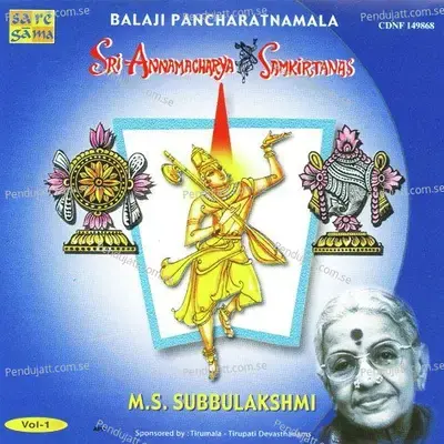 Cheri Yasodaku Sisuvu Raga Mohanam M  S  Subbulakshmi - Annamacharya album cover 