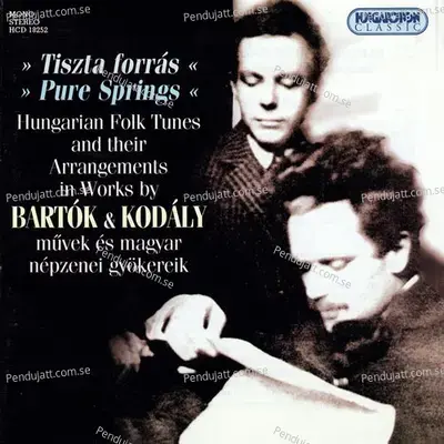 Improvisations On Hungarian Peasant Songs  Op  20  Sz  74  Bb 83  Improvizaciok Magyar       Bb 83  No  4  Allegretto Scherzando - Béla Bartók album cover 