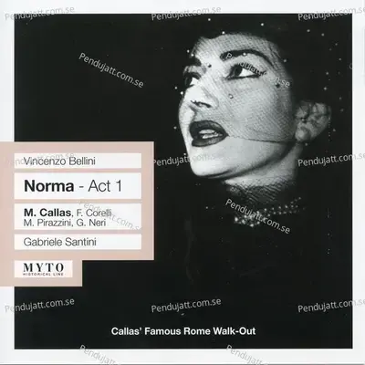 Bellini  Norma  1958  - Gabriele Santini cover album