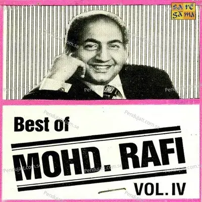 Man Re Tu Kahe Na Dheer Dhare - Mohammed Rafi album cover 