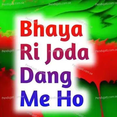 Bhaya Ri Joda Dang Me Ho - Chutra Ram album cover 