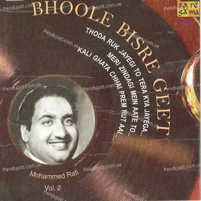 Man Re Tu Kahe Na Dheer Dhare - Mohammed Rafi album cover 