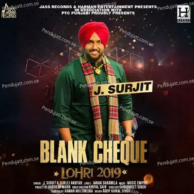 Blank Cheque - J. Surjit album cover 