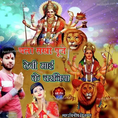 Chala Sakhi Puje Devi Maai Ke Charaniya - Vinod Dildaar album cover 