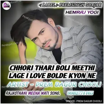 Chhori Thari Boli Meethi Lage I Love Bolde Kyon Ne - PREM DAGUR CHOOLI album cover 