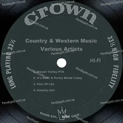 Country &Amp; Western Music - Joan Harris cover album
