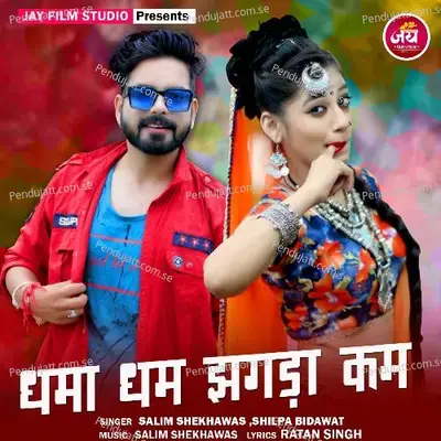 Dhama Dham Jhagda Kam - Salim Shekhawas album cover 
