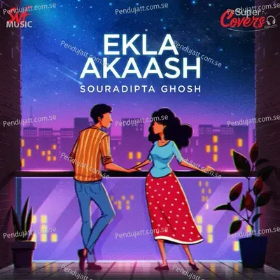 Ekla Akaash-Cover - Souradipta Ghosh album cover 
