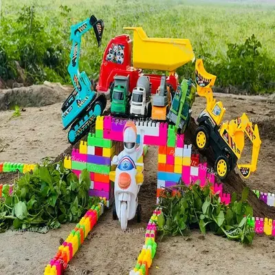 Flyover Construction Vehicles   Fire Truck   Dump Truck Toys   B2 Kid - B2 Kids album cover 