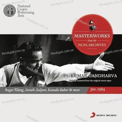 Raga Kanada Bahar - Kumar Gandharva album cover 