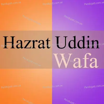 Gam Chash Ki - Hazrat Uddin Wafa album cover 