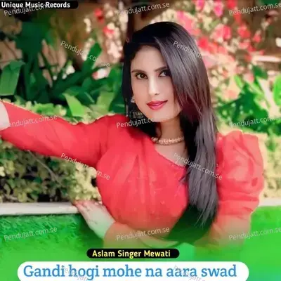 Gandi Hogi Mohe Na Aara Swad - Aslam Singer Mewati album cover 