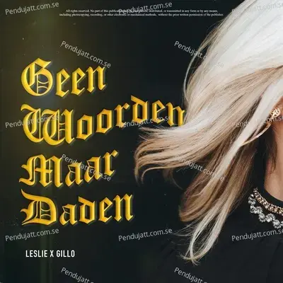 Geen Woorden Maar Daden - Leslie album cover 