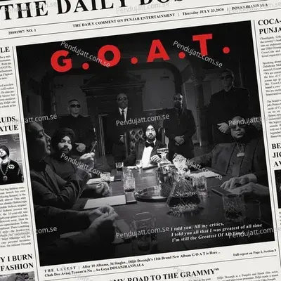 G.o.a.t. - Diljit Dosanjh album cover 