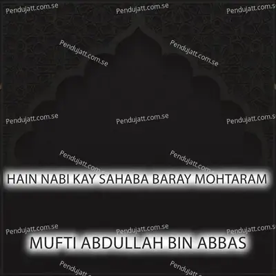 Hain Nabi Kay Sahaba Baray Mohtaram - Mufti Abdullah Bin Abbas album cover 