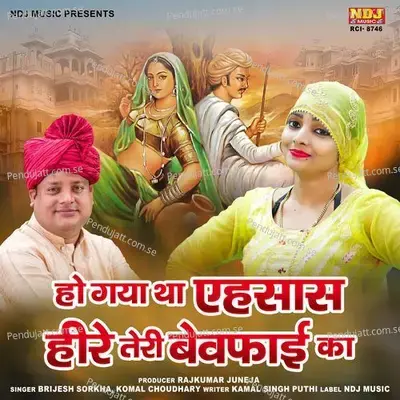 Ho Gaya Tha Ehsas Hire Teri Bewafai Ka - Brijesh Sorkha album cover 