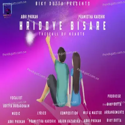 Hridoye Bisare - Aditya Buragohain album cover 