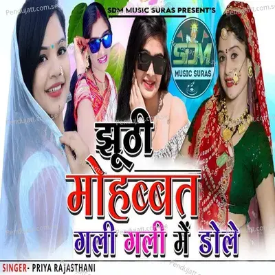 Jhuthi Mohabbat Gali Gali Me Dole - Priya Rajasthani album cover 