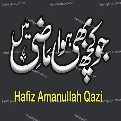 Jo Kuch Bhi Hua Mazi Me - Hafiz Amanullah Qazi album cover 