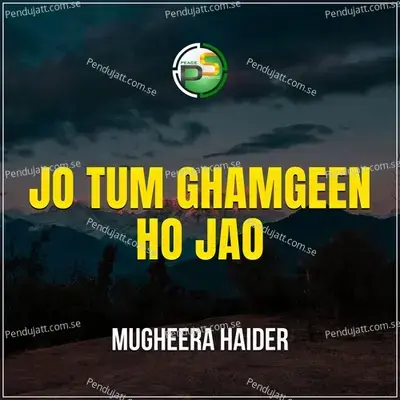 Jo Tum Ghamgeen Ho Jao - Mugheera Haider album cover 