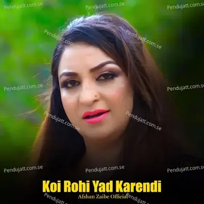 Koi Rohi Yad Karendii - Afshan Zaibe album cover 