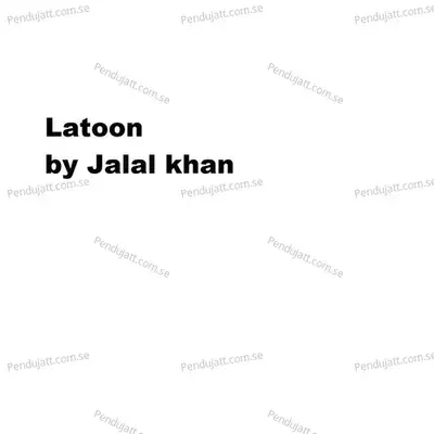 Latoon - Jalal Khan album cover 