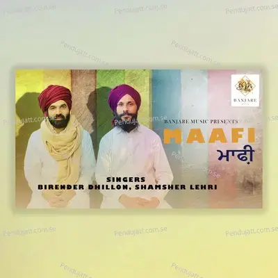 Maafi - Birender Dhillon album cover 