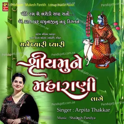 Mane Pyari Pyari Shriyamune Maharani Lage - Arpita Thakkar album cover 