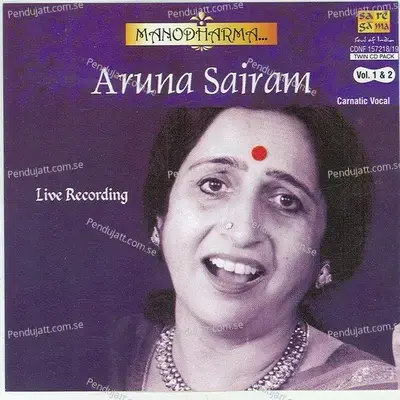 Ranga Baro - Aruna Sayeeram album cover 