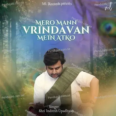 Mero Mann Vrindavan Mein Atko - Indresh Upadhyay album cover 