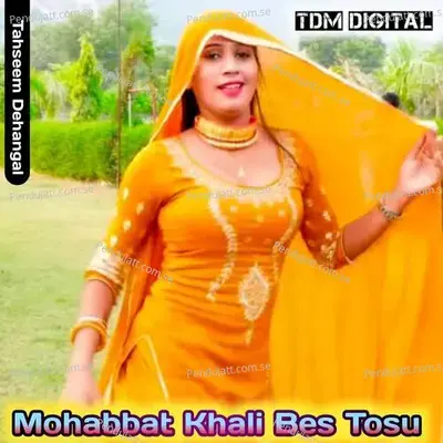 Mohabbat Khali Bes Tosu - Tahseem Dehangal album cover 