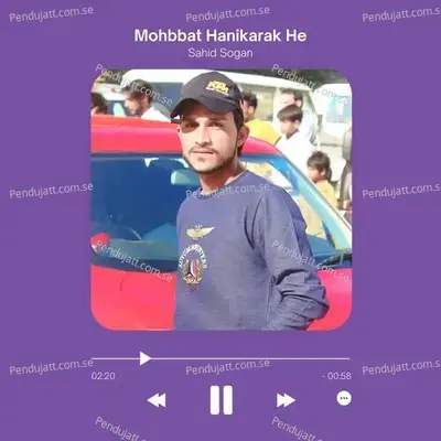 Mohbbat Hanikarak He - Sahid Sogan album cover 