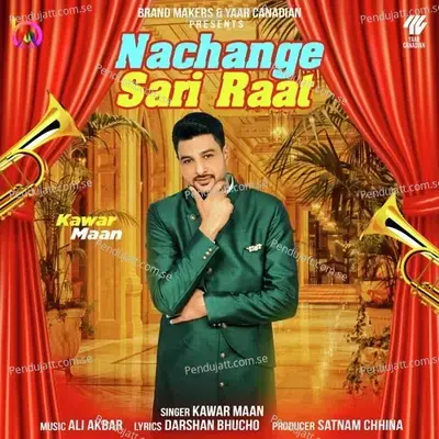 Nachange Sari Raat - kanwar maan album cover 