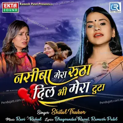 Naseeba Mera Rutha Dil Bhi Mera Tuta - Shital Thakor album cover 