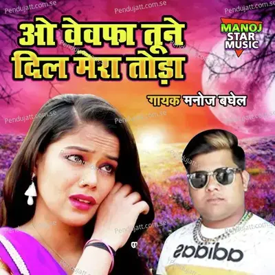 Oo Bewafa Tune Dil Mera Toda - Manoj Baghel album cover 