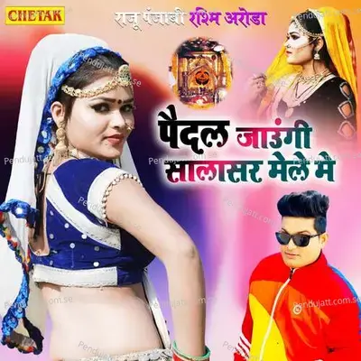 Paidal Jaungi Salasar Mele Me - Raju Punjabi album cover 