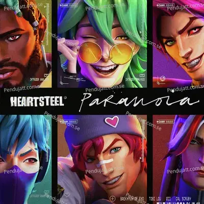 Paranoia - HEARTSTEEL album cover 