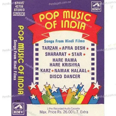 Pop Music Of India Compilation - Various Artists cover album