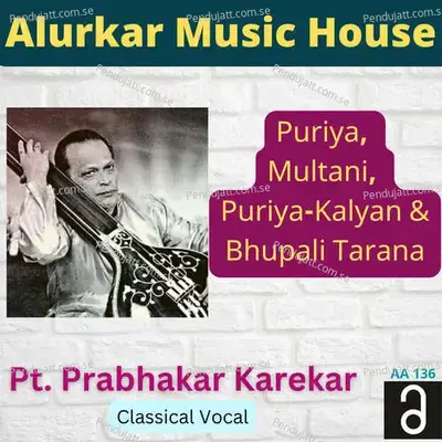 Puriya - Pt.Prabhakar Karekar album cover 