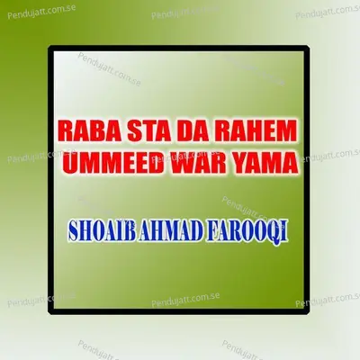 Raba Sta Da Rahem Ummeed War Yama - Shoaib Ahmad Farooqi album cover 