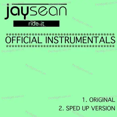 Ride It  Instrumental - Jay Sean album cover 