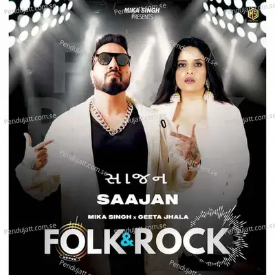 Saajan   Folk  Amp  Rock - Geeta Jhala album cover 