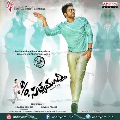 S/O Satyamurthy - Devi Sri Prasad cover album