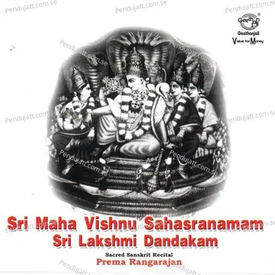 Sri Maha Vishnu Sahasranamam   Sri Lakshmi Dandakam - Dr.R. Thiagarajan cover album